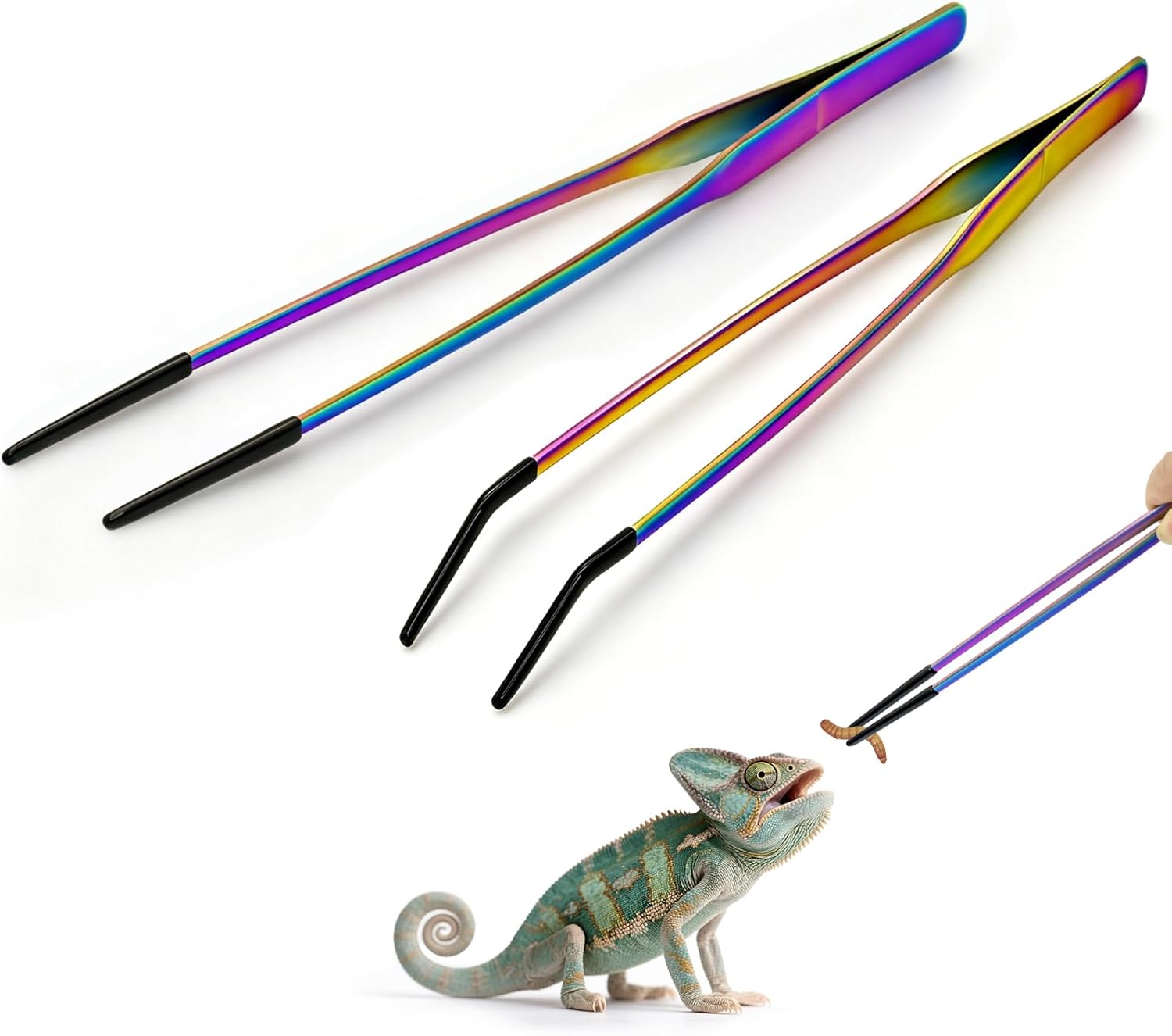 Feeding Tong Stainless - Pinzas de alimentación para reptiles de