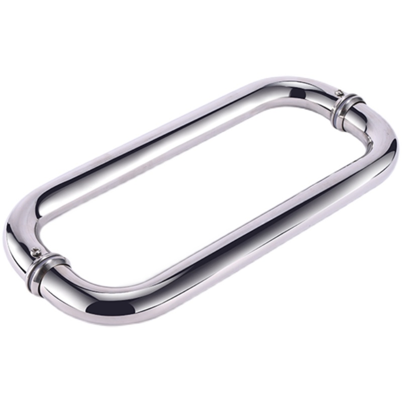 Glass Door Hinge - 1 par de manijas de acero