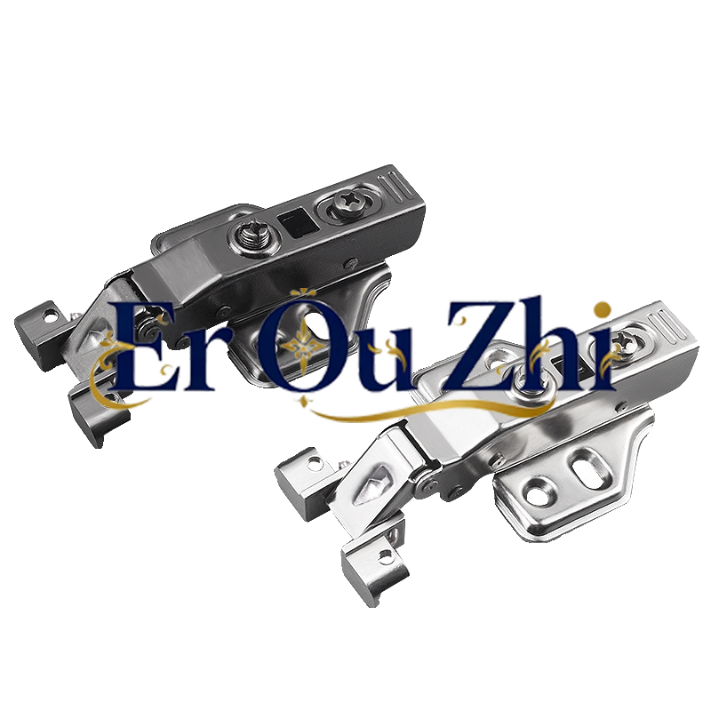Glass Door Hinge - Bisagra minimalista de aluminio negro para