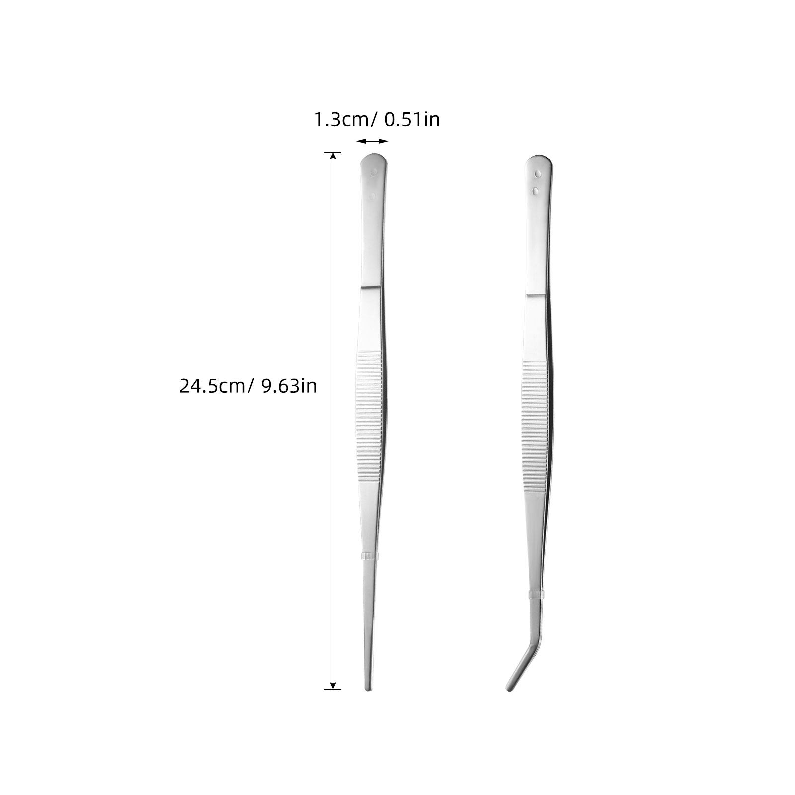 2 Pinzas de Acero Inoxidable P - Feeding Tong Stainless reseña y precio