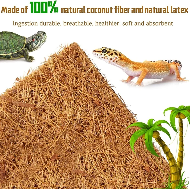 Alfombra para Reptiles, Fibra  - Substrate Coconut Fiber reseña y precio